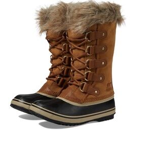 Sorel Women's Brown and Black Fur-Lined Boots